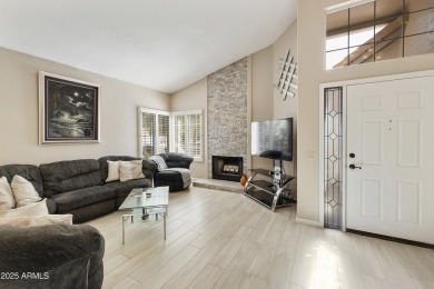 Next level outdoor living in this 2BR, 2BA Hermosa model on a on Ironwood Golf Club in Arizona - for sale on GolfHomes.com, golf home, golf lot
