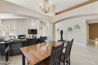 Next level outdoor living in this 2BR, 2BA Hermosa model on a on Ironwood Golf Club in Arizona - for sale on GolfHomes.com, golf home, golf lot