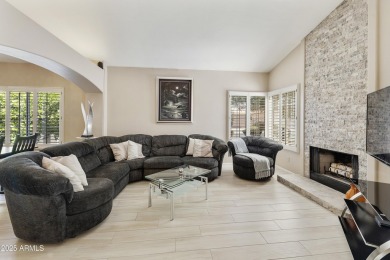Next level outdoor living in this 2BR, 2BA Hermosa model on a on Ironwood Golf Club in Arizona - for sale on GolfHomes.com, golf home, golf lot