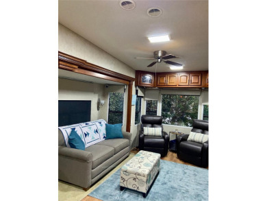 This luxurious 40-foot quadruple slide Grand Teton Limited RV is on Outdoor Resorts/Palm Springs in California - for sale on GolfHomes.com, golf home, golf lot