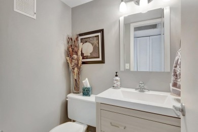 Step into this beautifully furnished 1-bedroom, 1.5-bathroom on Hillsboro Pines Golf in Florida - for sale on GolfHomes.com, golf home, golf lot