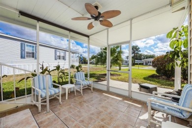 This well-maintained TURN KEY home in a 55+ community has an on Bonita Fairways in Florida - for sale on GolfHomes.com, golf home, golf lot