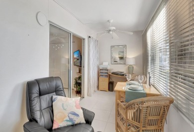 Step into this beautifully furnished 1-bedroom, 1.5-bathroom on Hillsboro Pines Golf in Florida - for sale on GolfHomes.com, golf home, golf lot