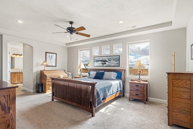 VIEWS from every window! This beautiful 3 bed + den Green Spring on Green Spring Country Club in Utah - for sale on GolfHomes.com, golf home, golf lot