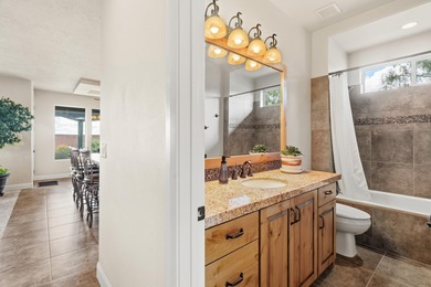 VIEWS from every window! This beautiful 3 bed + den Green Spring on Green Spring Country Club in Utah - for sale on GolfHomes.com, golf home, golf lot