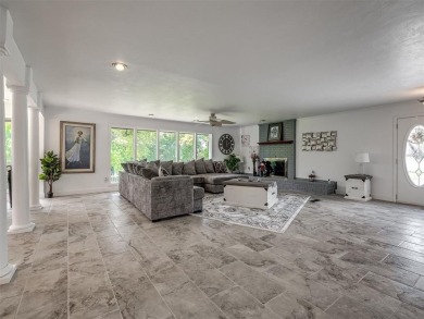 Spacious Multi-Generational Retreat with Pool Oasis on 1.46 on Oak Tree National Golf and Country Club in Oklahoma - for sale on GolfHomes.com, golf home, golf lot