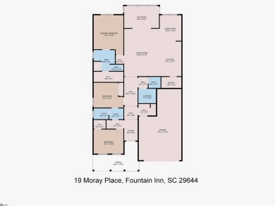 This beautiful, like new house, has great curb appeal. Walk into on Carolina Springs Golf Club in South Carolina - for sale on GolfHomes.com, golf home, golf lot