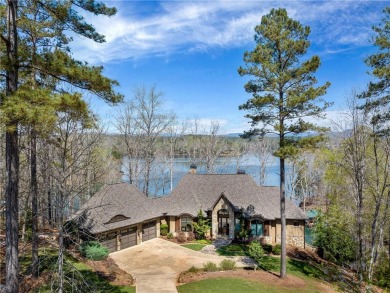 This home is perfectly positioned on one of the best waterfront on The Cliffs At Keowee Springs in South Carolina - for sale on GolfHomes.com, golf home, golf lot