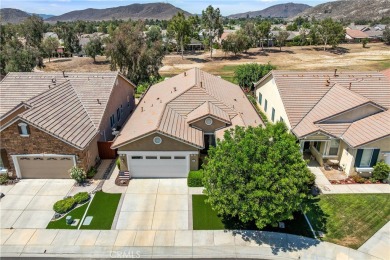 Beautiful 55+ single-story home in the gated community of Four on Hemet Golf Club in California - for sale on GolfHomes.com, golf home, golf lot