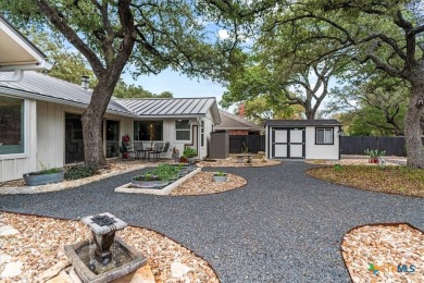 Beautiful farmhouse style home in the heart of Wimberley, TX on Quicksand At Woodcreek Golf Club in Texas - for sale on GolfHomes.com, golf home, golf lot