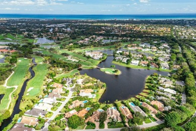 Amazing and stunning lake, pool and garden views are enjoyed on Frenchmans Creek Country Club in Florida - for sale on GolfHomes.com, golf home, golf lot