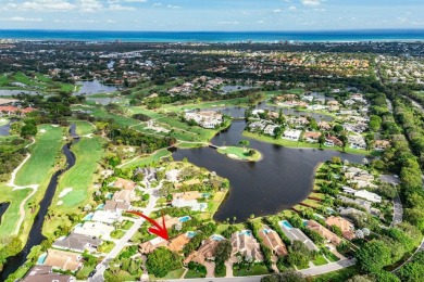 Amazing and stunning lake, pool and garden views are enjoyed on Frenchmans Creek Country Club in Florida - for sale on GolfHomes.com, golf home, golf lot