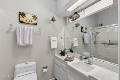 Welcome to this beautifully updated 2-bedroom, 2-bath upstairs on Sun City South Golf Course in Arizona - for sale on GolfHomes.com, golf home, golf lot
