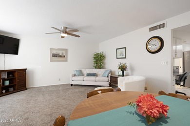 Welcome to this beautiful, move-in-ready two-bedroom condo on Sunland Village East Golf Course in Arizona - for sale on GolfHomes.com, golf home, golf lot