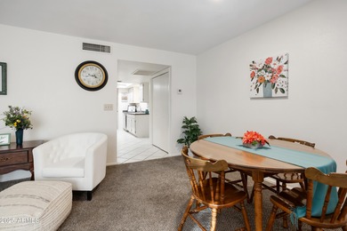 Welcome to this beautiful, move-in-ready two-bedroom condo on Sunland Village East Golf Course in Arizona - for sale on GolfHomes.com, golf home, golf lot