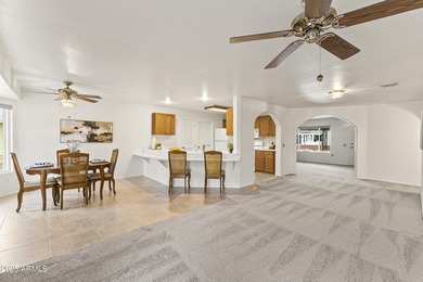 This home is designed for easy, low-maintenance living in a on Sun City Riverview Golf Course in Arizona - for sale on GolfHomes.com, golf home, golf lot