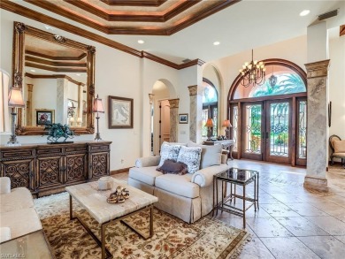 Gorgeous Kingon luxury home with high-end finishes, southern on Shadow Wood Country Club in Florida - for sale on GolfHomes.com, golf home, golf lot