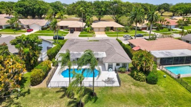 Step into elevated South Florida living with this fully on Boca Greens Country Club in Florida - for sale on GolfHomes.com, golf home, golf lot