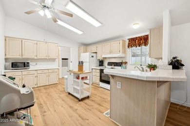 Beautifully updated 3 bed, 2 bath home in the 55+ guard-gated on Paradise Peak Golf Course in Arizona - for sale on GolfHomes.com, golf home, golf lot