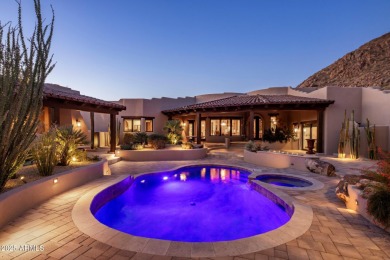 Nestled in a quiet cul-de-sac, this estate lies within the on Desert Highlands Golf Club in Arizona - for sale on GolfHomes.com, golf home, golf lot
