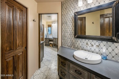 Nestled in a quiet cul-de-sac, this estate lies within the on Desert Highlands Golf Club in Arizona - for sale on GolfHomes.com, golf home, golf lot