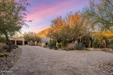 Nestled in a quiet cul-de-sac, this estate lies within the on Desert Highlands Golf Club in Arizona - for sale on GolfHomes.com, golf home, golf lot