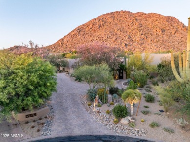 Nestled in a quiet cul-de-sac, this estate lies within the on Desert Highlands Golf Club in Arizona - for sale on GolfHomes.com, golf home, golf lot