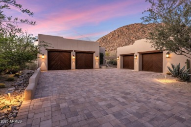 Nestled in a quiet cul-de-sac, this estate lies within the on Desert Highlands Golf Club in Arizona - for sale on GolfHomes.com, golf home, golf lot