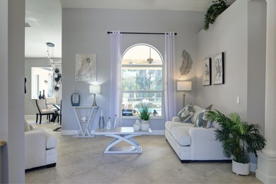 Stunning 3 bedroom, 3.5 pool home situated on an estate lot on Meadowood Golf and Tennis Club in Florida - for sale on GolfHomes.com, golf home, golf lot