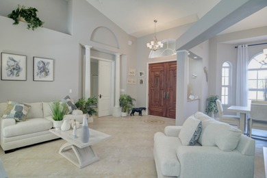 Stunning 3 bedroom, 3.5 pool home situated on an estate lot on Meadowood Golf and Tennis Club in Florida - for sale on GolfHomes.com, golf home, golf lot