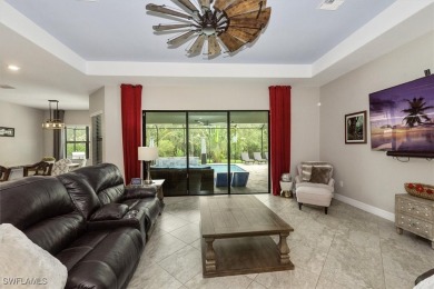 Spacious Oakmont Estate home in Portico overlooks a private on River Hall Country Club in Florida - for sale on GolfHomes.com, golf home, golf lot
