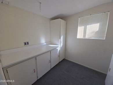 Panoramic golf course views in this desirable end-unit, 4-plex on Sun City South Golf Course in Arizona - for sale on GolfHomes.com, golf home, golf lot