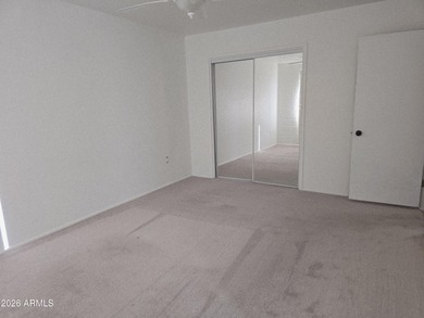 Panoramic golf course views in this desirable end-unit, 4-plex on Sun City South Golf Course in Arizona - for sale on GolfHomes.com, golf home, golf lot