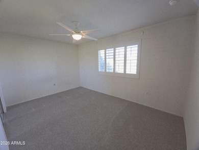 Panoramic golf course views in this desirable end-unit, 4-plex on Sun City South Golf Course in Arizona - for sale on GolfHomes.com, golf home, golf lot