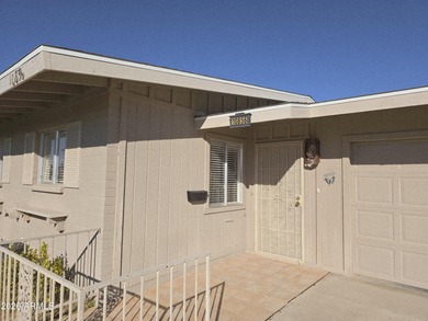 Panoramic golf course views in this desirable end-unit, 4-plex on Sun City South Golf Course in Arizona - for sale on GolfHomes.com, golf home, golf lot