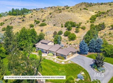 An extraordinary, spacious estate with detached shop! Nearly 14 on Warm Springs Golf Club in Idaho - for sale on GolfHomes.com, golf home, golf lot