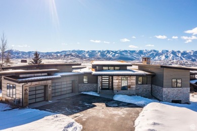 Bathed in natural light, this 2025 Mountain Modern Luxury home on Promontory Golf Club  in Utah - for sale on GolfHomes.com, golf home, golf lot