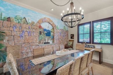 This impeccable Mediterranean home is located at the end of a on Regatta Bay Golf and Country Club in Florida - for sale on GolfHomes.com, golf home, golf lot