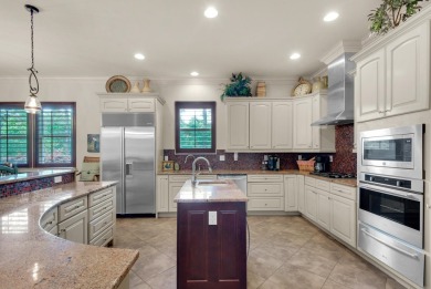 This impeccable Mediterranean home is located at the end of a on Regatta Bay Golf and Country Club in Florida - for sale on GolfHomes.com, golf home, golf lot