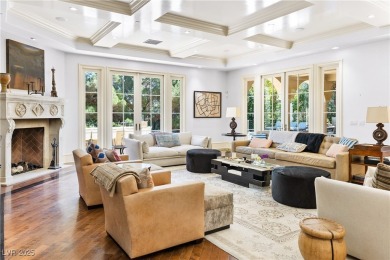Timeless elegance meets modern luxury at 30 Augusta Canyon on Southern Highlands Golf Club in Nevada - for sale on GolfHomes.com, golf home, golf lot