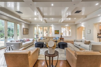 Timeless elegance meets modern luxury at 30 Augusta Canyon on Southern Highlands Golf Club in Nevada - for sale on GolfHomes.com, golf home, golf lot