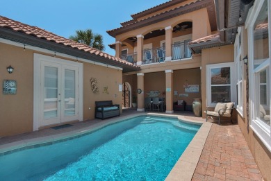This impeccable Mediterranean home is located at the end of a on Regatta Bay Golf and Country Club in Florida - for sale on GolfHomes.com, golf home, golf lot