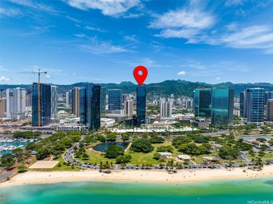 Exceptional 2-bedroom, 2-bath residence in Ward Village, a on Ala Wai Golf Course in Hawaii - for sale on GolfHomes.com, golf home, golf lot