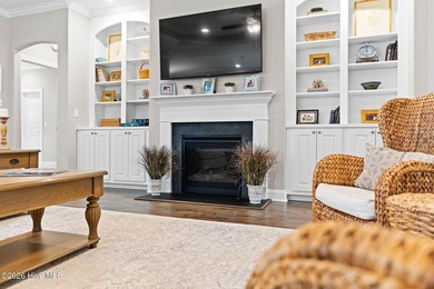 Nestled at the end of a long private driveway on a beautiful on Members Club At St. James Plantation in North Carolina - for sale on GolfHomes.com, golf home, golf lot