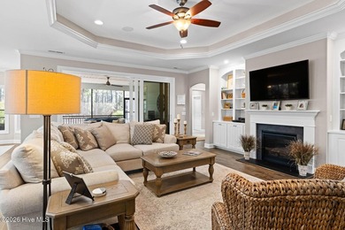 Nestled at the end of a long private driveway on a beautiful on Members Club At St. James Plantation in North Carolina - for sale on GolfHomes.com, golf home, golf lot