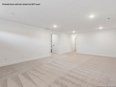 Schuler Homes' Independence Floor plan with a finished, daylight on Covered Bridge Golf Club in Indiana - for sale on GolfHomes.com, golf home, golf lot