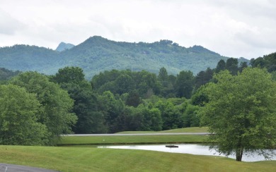 Overlooking the 7th green and fairway from this elevated long on Mountain Harbour Golf Club in North Carolina - for sale on GolfHomes.com, golf home, golf lot