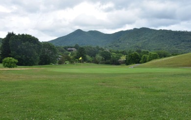 Overlooking the 7th green and fairway from this elevated long on Mountain Harbour Golf Club in North Carolina - for sale on GolfHomes.com, golf home, golf lot