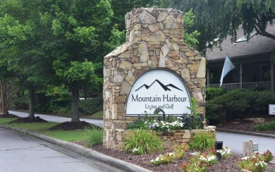 Overlooking the 7th green and fairway from this elevated long on Mountain Harbour Golf Club in North Carolina - for sale on GolfHomes.com, golf home, golf lot
