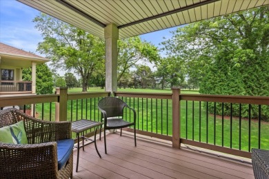 Enjoy gorgeous views in this impressive condo on the 13th hole on Meadowbrook Country Club in Wisconsin - for sale on GolfHomes.com, golf home, golf lot